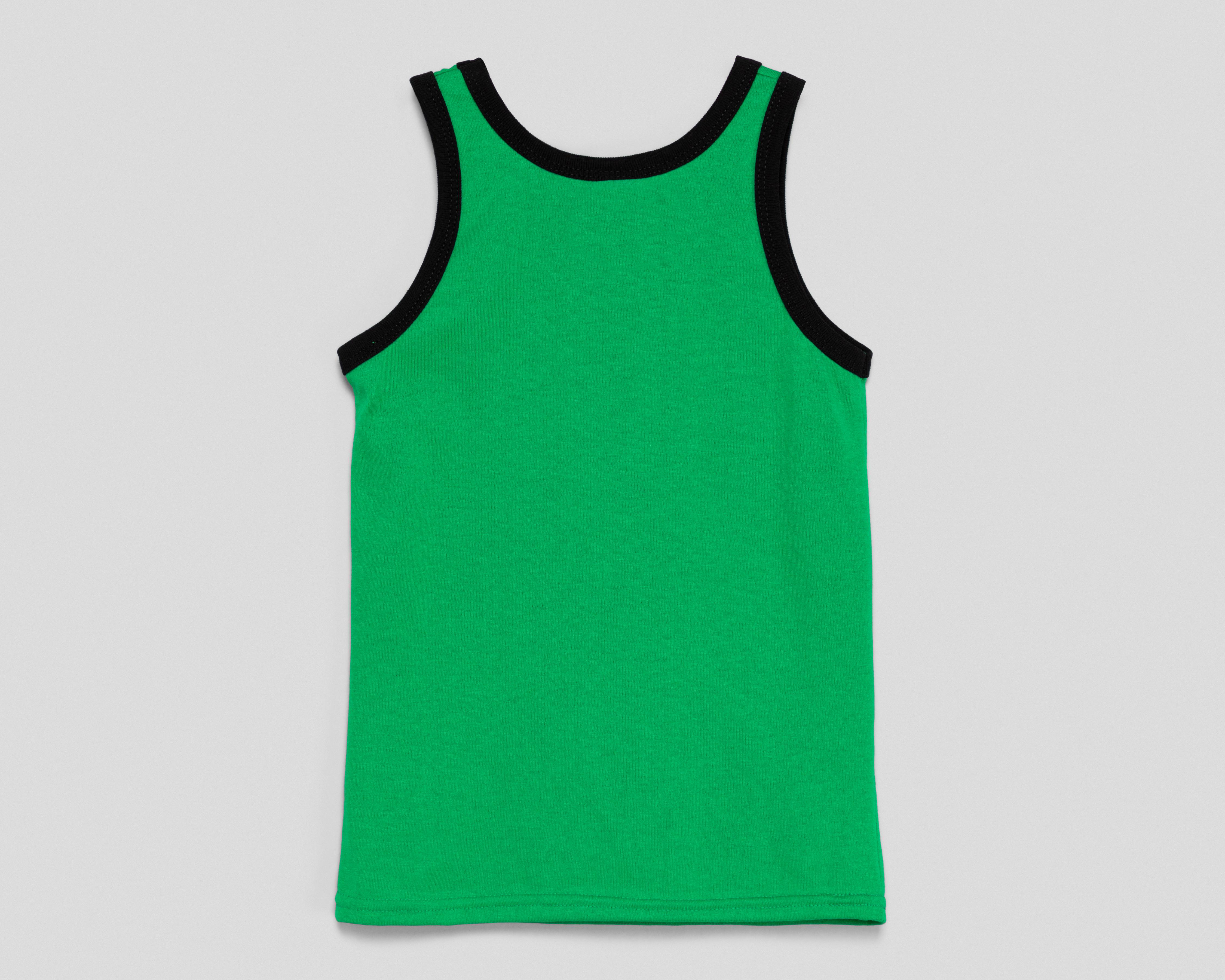 Foto 3 pulgar | Playera Minecraft sin Mangas Estampada para Niño