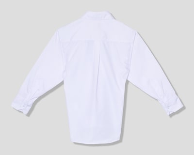 Foto 2 | Camisa de Cuello Americano Blanca Grafito para Niño