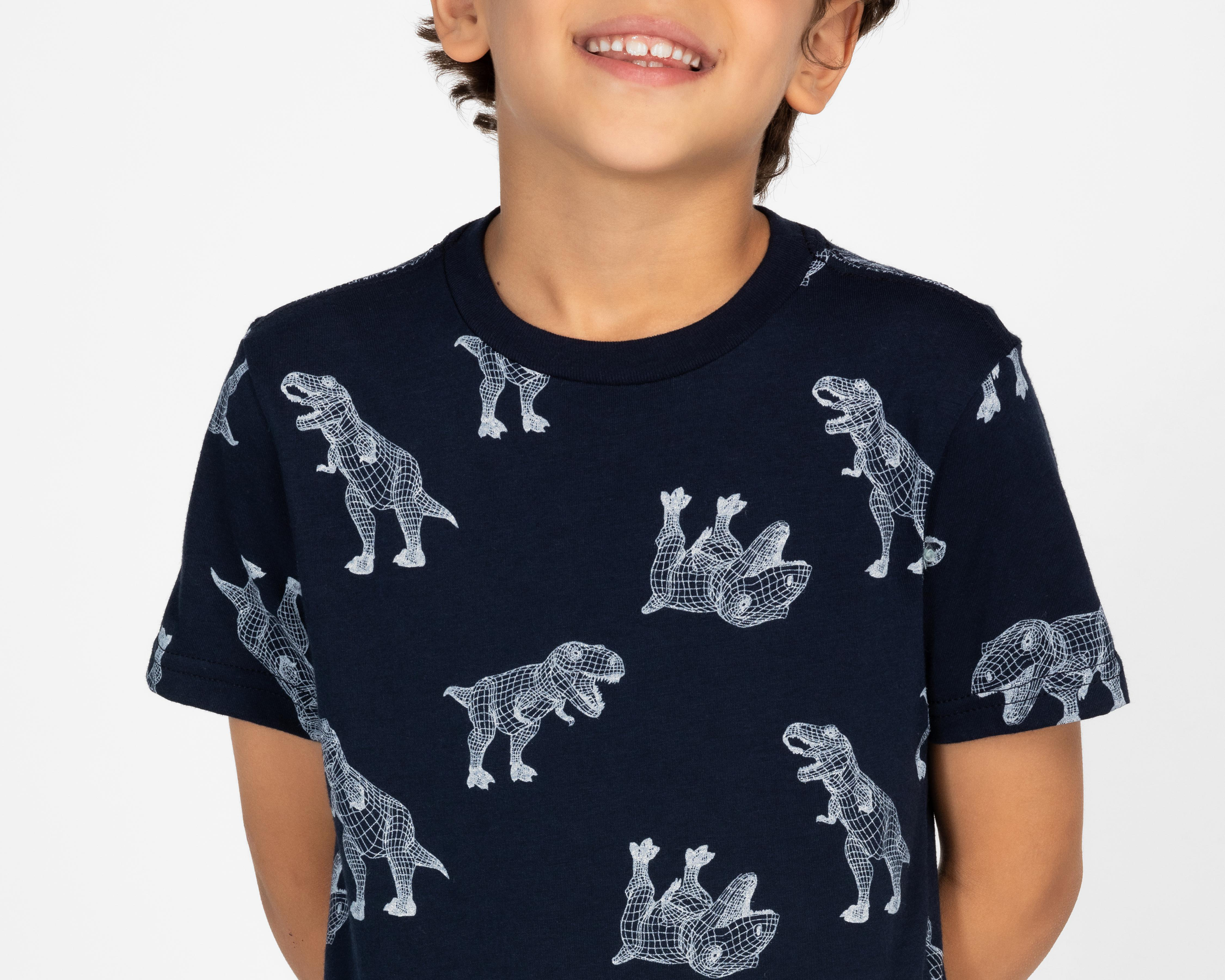 Foto 5 pulgar | Playera Refill Manga Corta para Niño