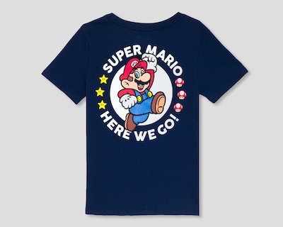 Foto 2 | Playera Mario Bros Manga Corta Estampada Juvenil