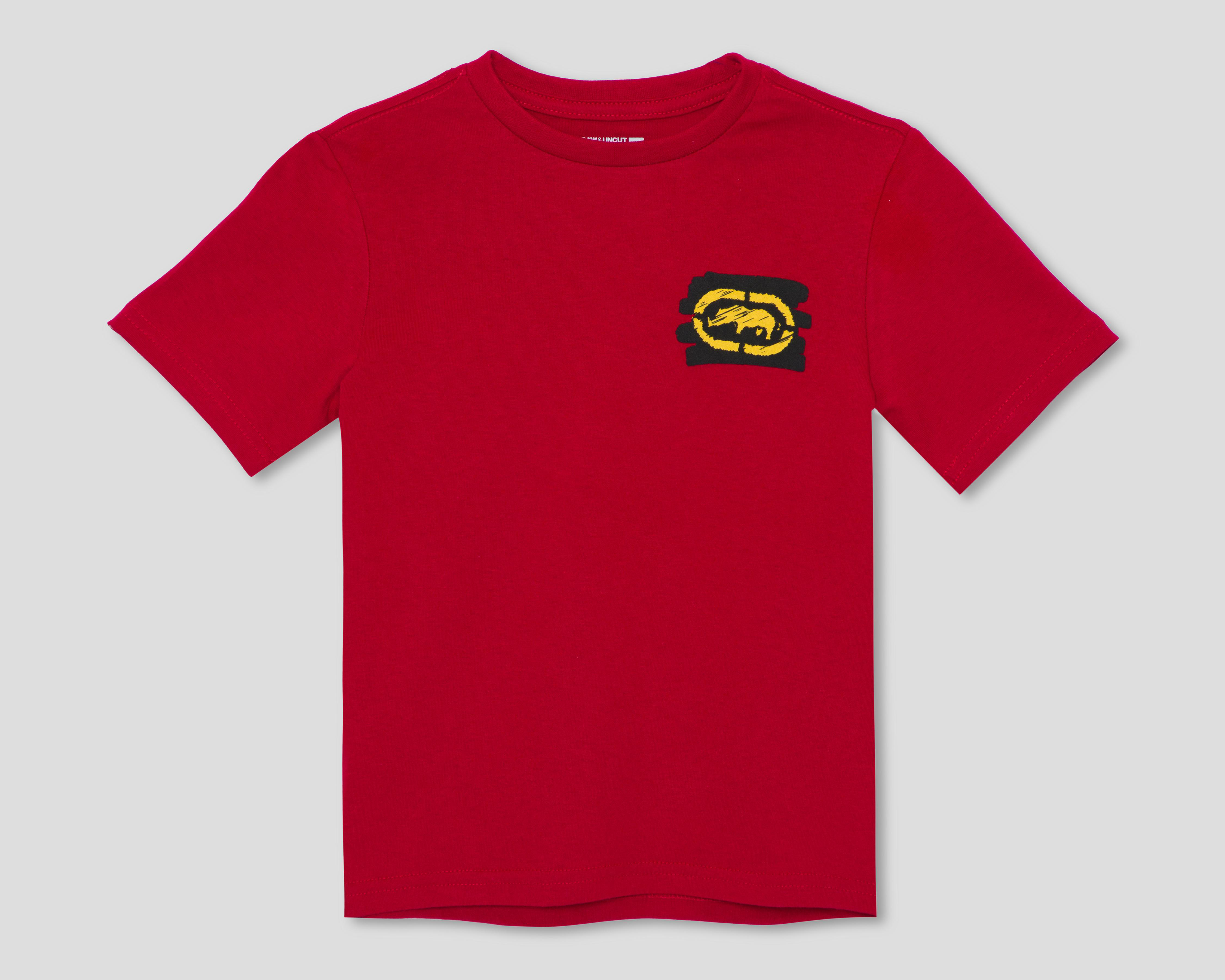 Foto 2 pulgar | Playera Eckó Unltd. Manga Corta Roja para Niño