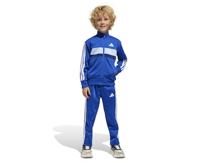 Foto 1 | Pants y Chamarra Adidas Seasonal Essentials Tiberio Tricot 3 Bandas para Niño