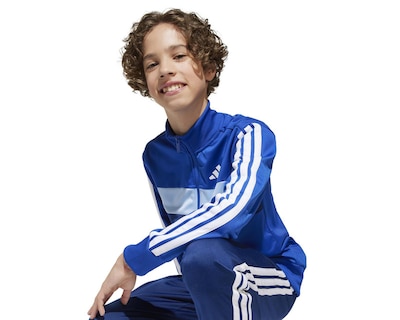 Foto 3 | Pants y Chamarra Adidas Seasonal Essentials Tiberio Tricot 3 Bandas Juvenil