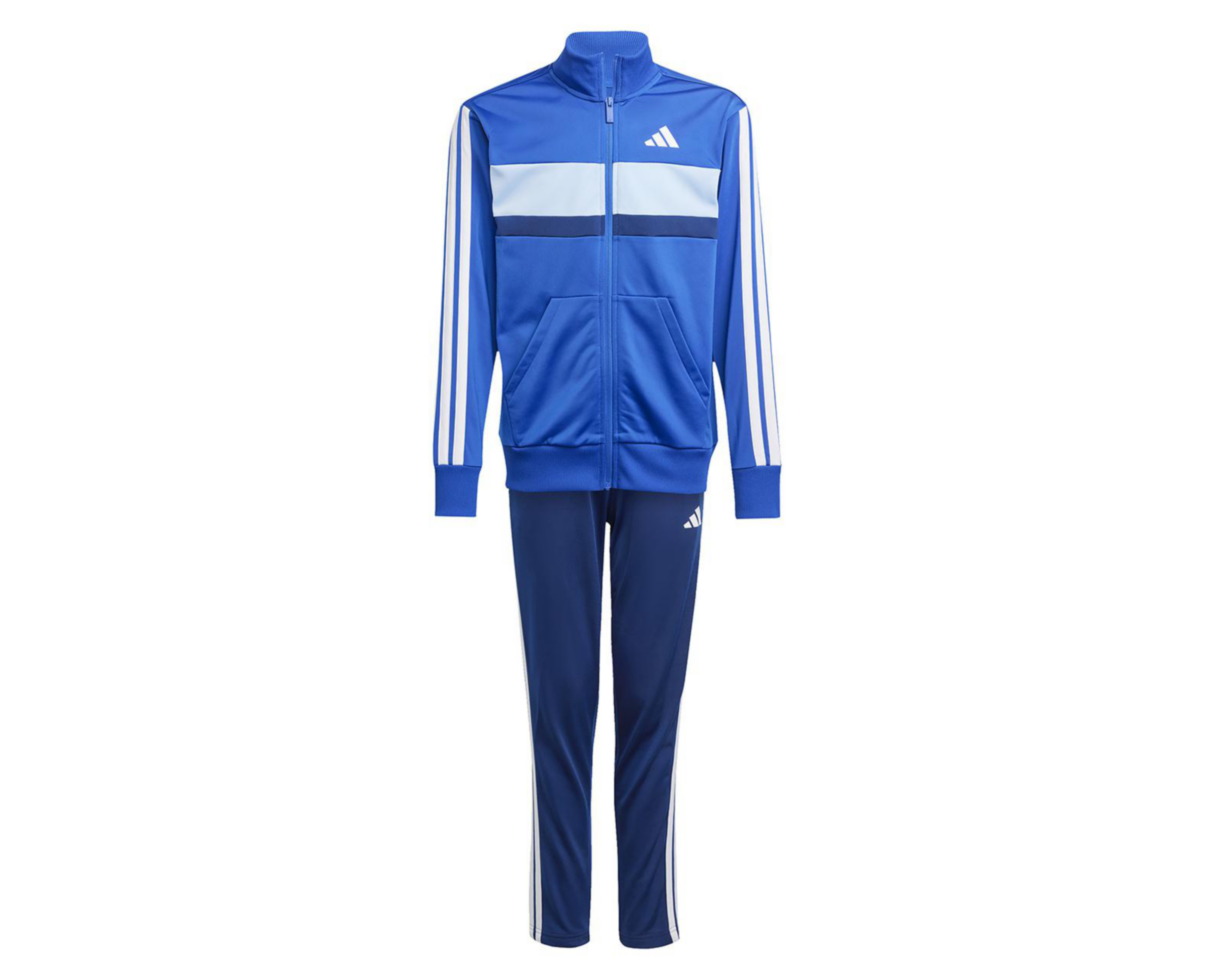 Foto 7 pulgar | Pants y Chamarra Adidas Seasonal Essentials Tiberio Tricot 3 Bandas Juvenil