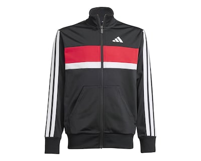 Foto 7 | Pants y Chamarra Adidas Seasonal Essentials Tiberio Tricot 3 Bandas Juvenil