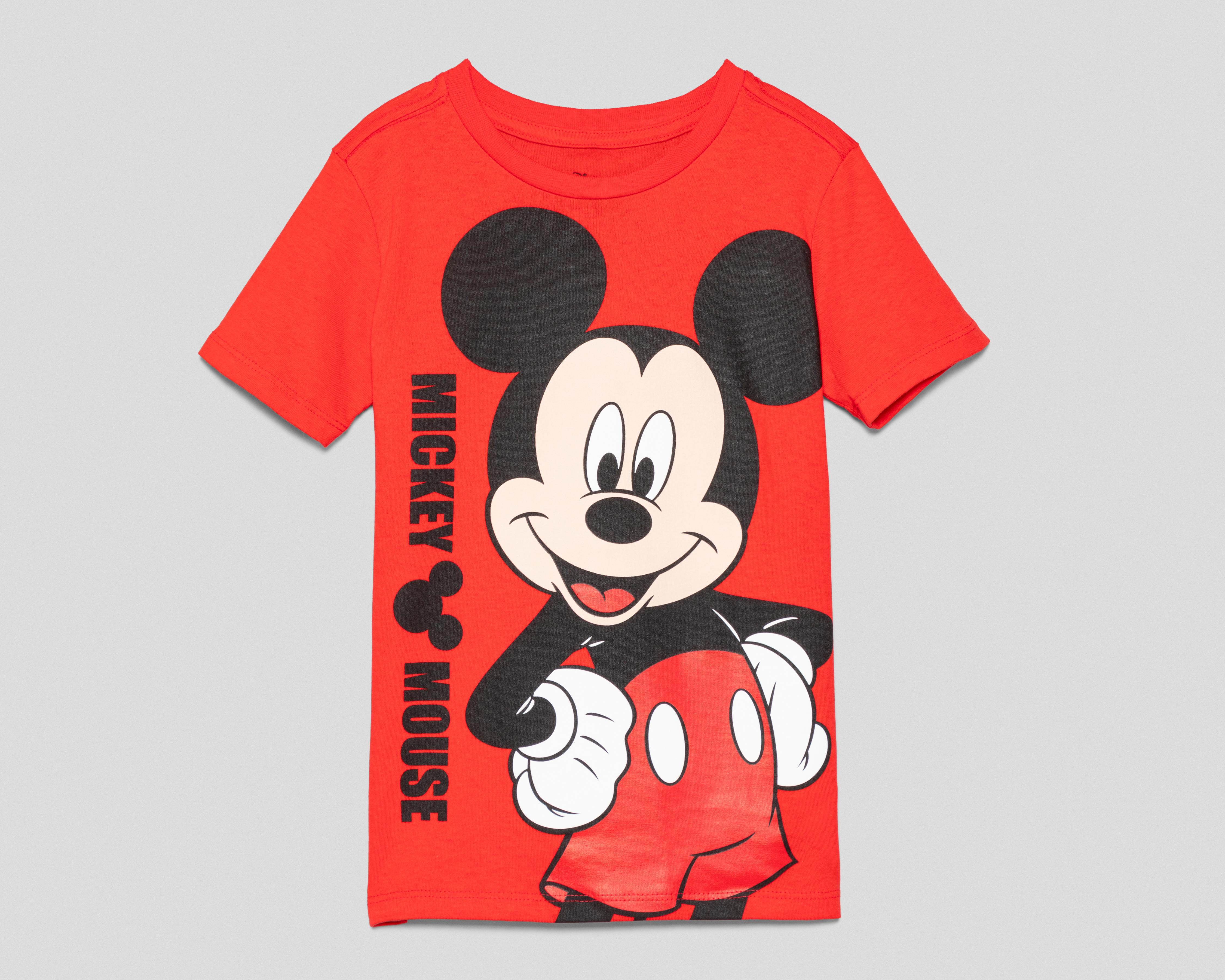 Foto 2 pulgar | Playera Disney Manga Corta Mickey Mouse para Niño