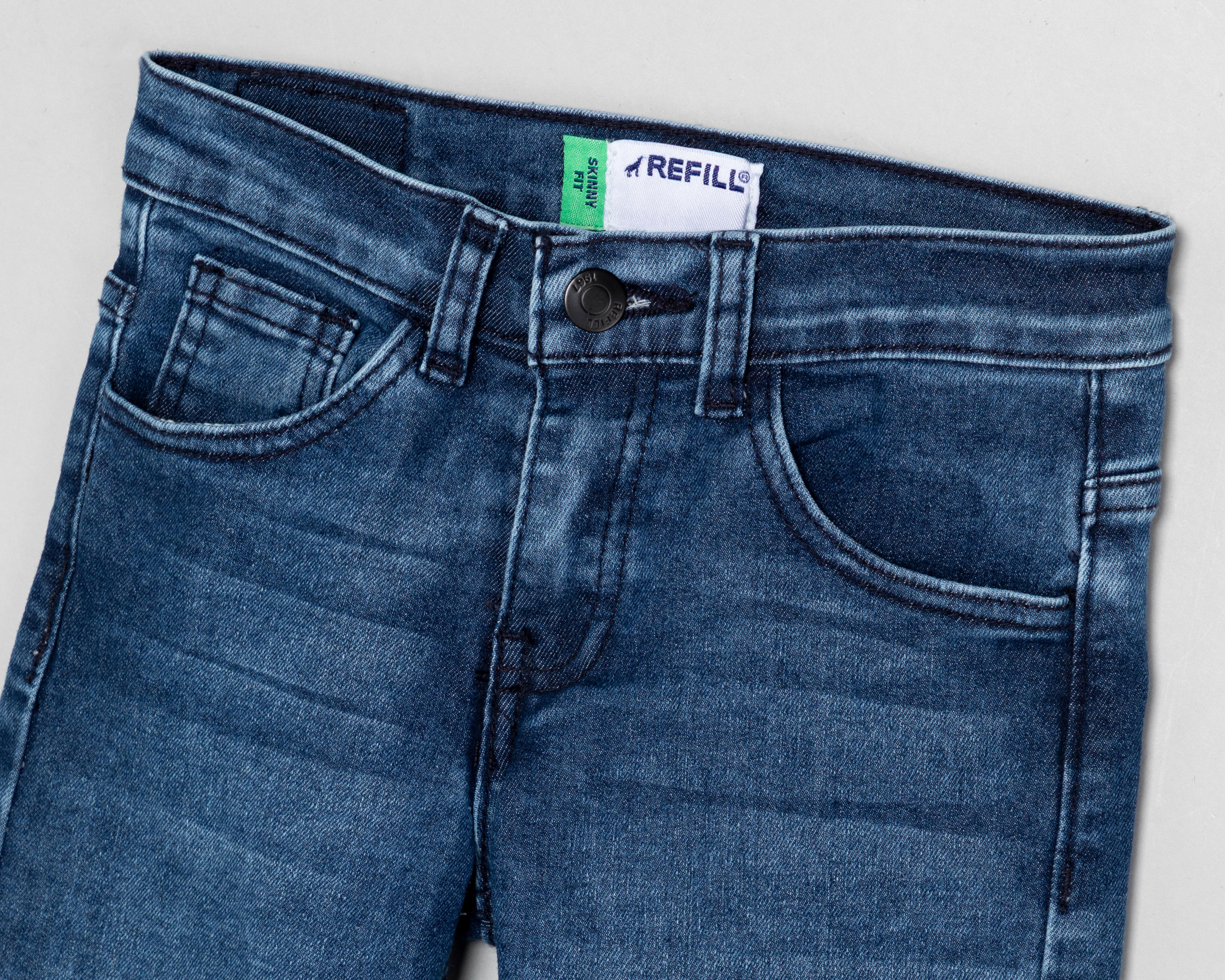Foto 4 pulgar | Pantalón Refill Skinny Fit para Niño