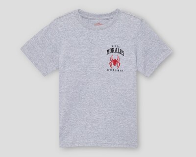Foto 1 | Playera de Cuello Redondo Gris Marvel Spider-Man para Niño