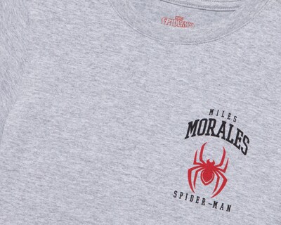Foto 3 | Playera de Cuello Redondo Gris Marvel Spider-Man para Niño