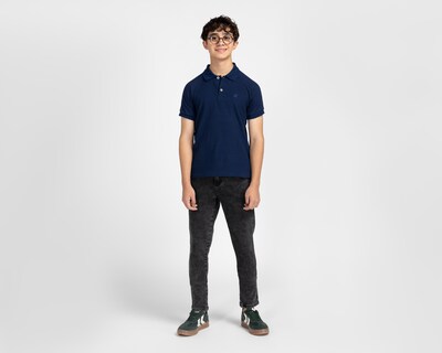 Foto 2 | Playera Polo York Team Polo Club Manga Corta Azul para Hombre