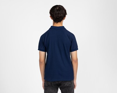 Foto 3 | Playera Polo York Team Polo Club Manga Corta Azul para Hombre