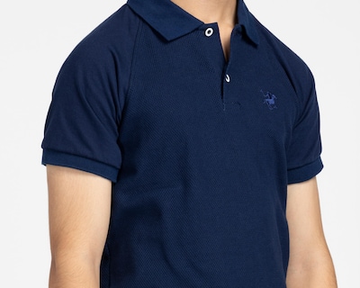 Foto 4 | Playera Polo York Team Polo Club Manga Corta Azul para Hombre