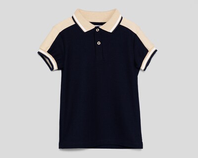 Foto 1 | Playera Polo Refill Manga Corta Azul Marino para Niño