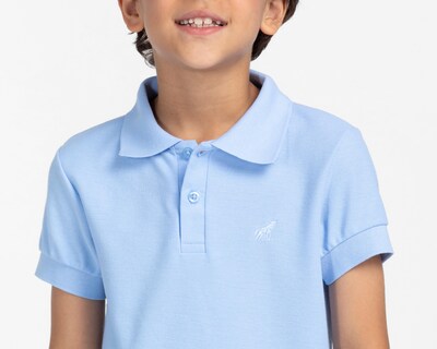 Foto 4 | Playera Polo Refill Azul para Niño