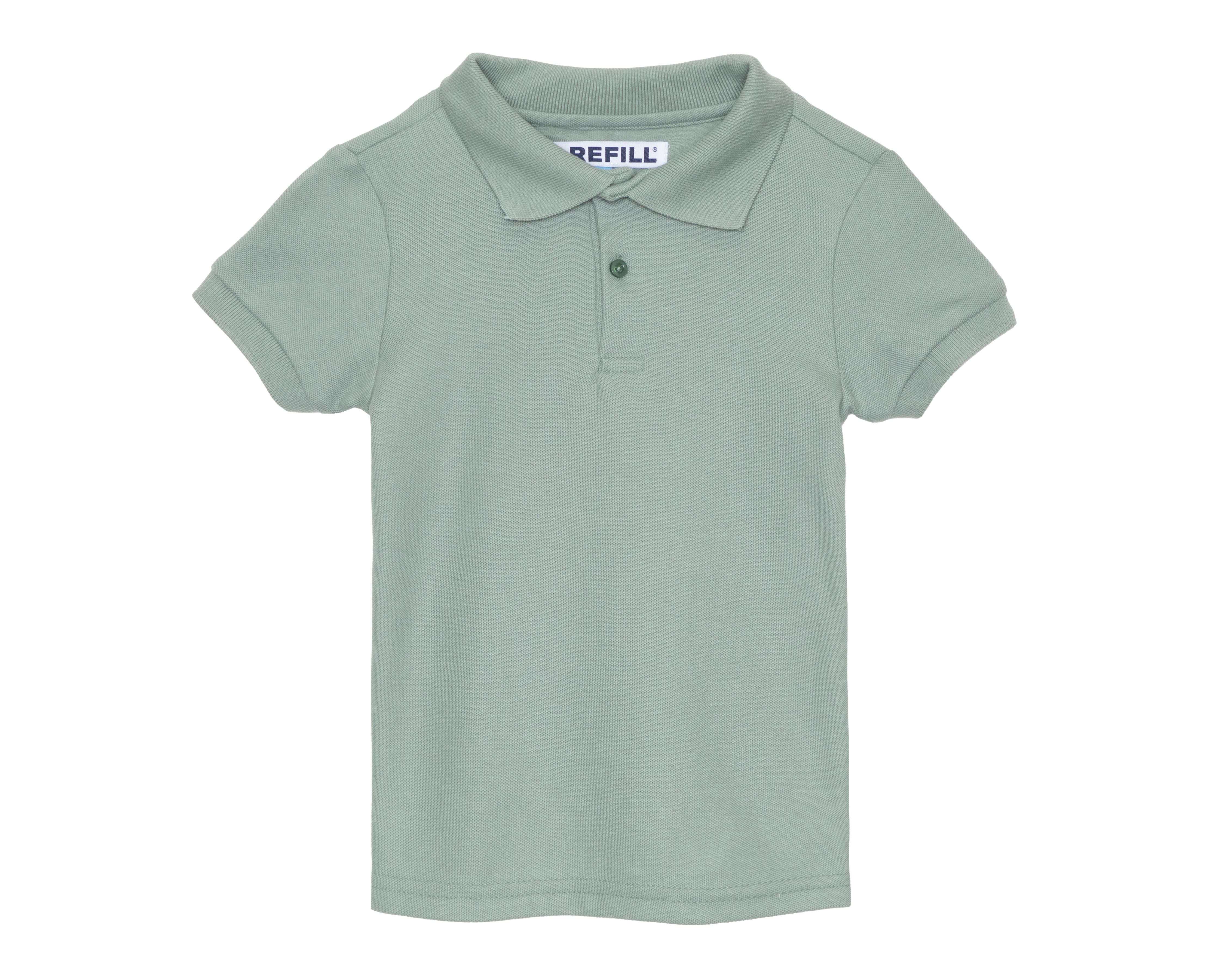 Playera Polo Refill Verde para Niño