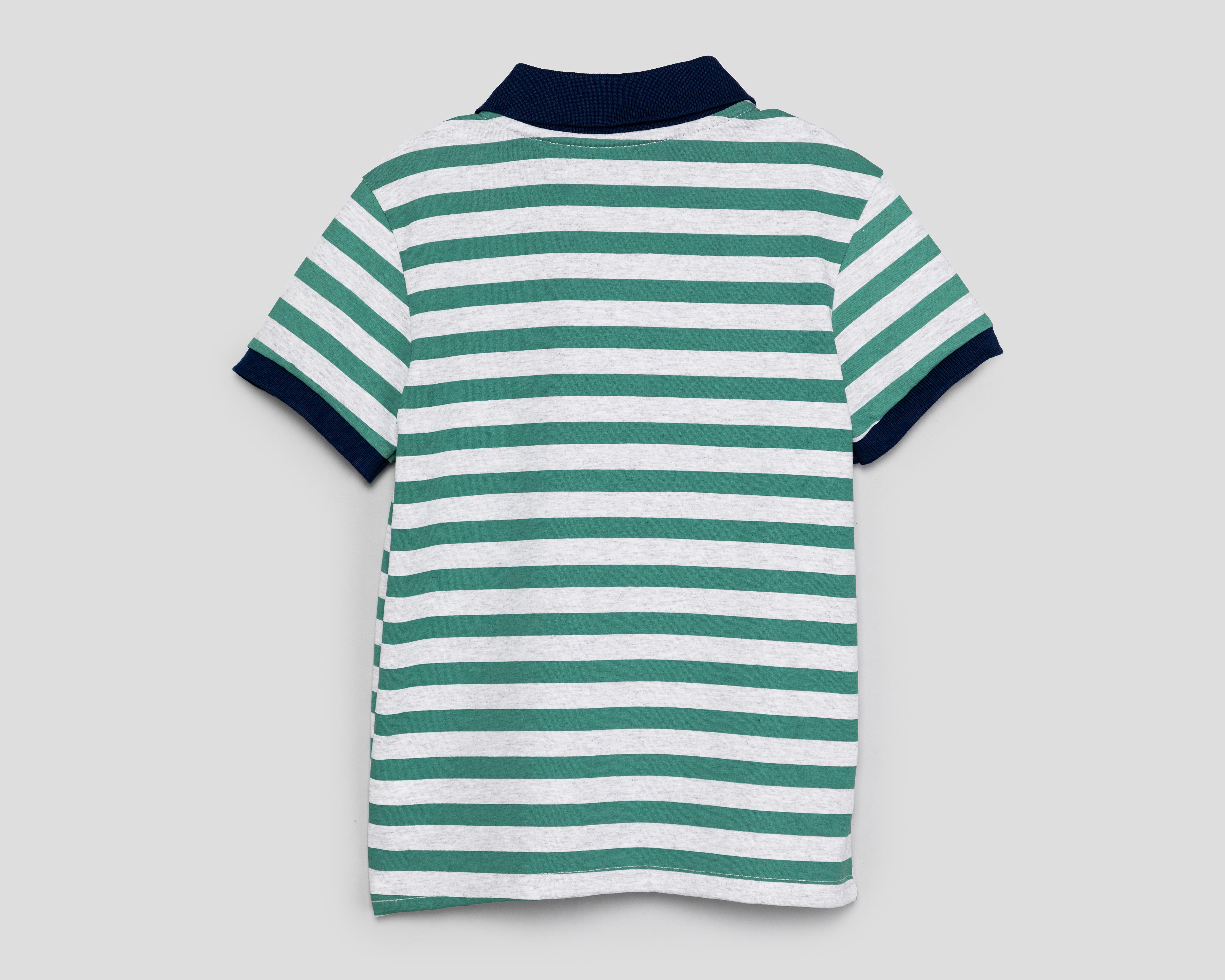 Foto 3 pulgar | Playera de Cuello Polo Multicolor Refill para Niño