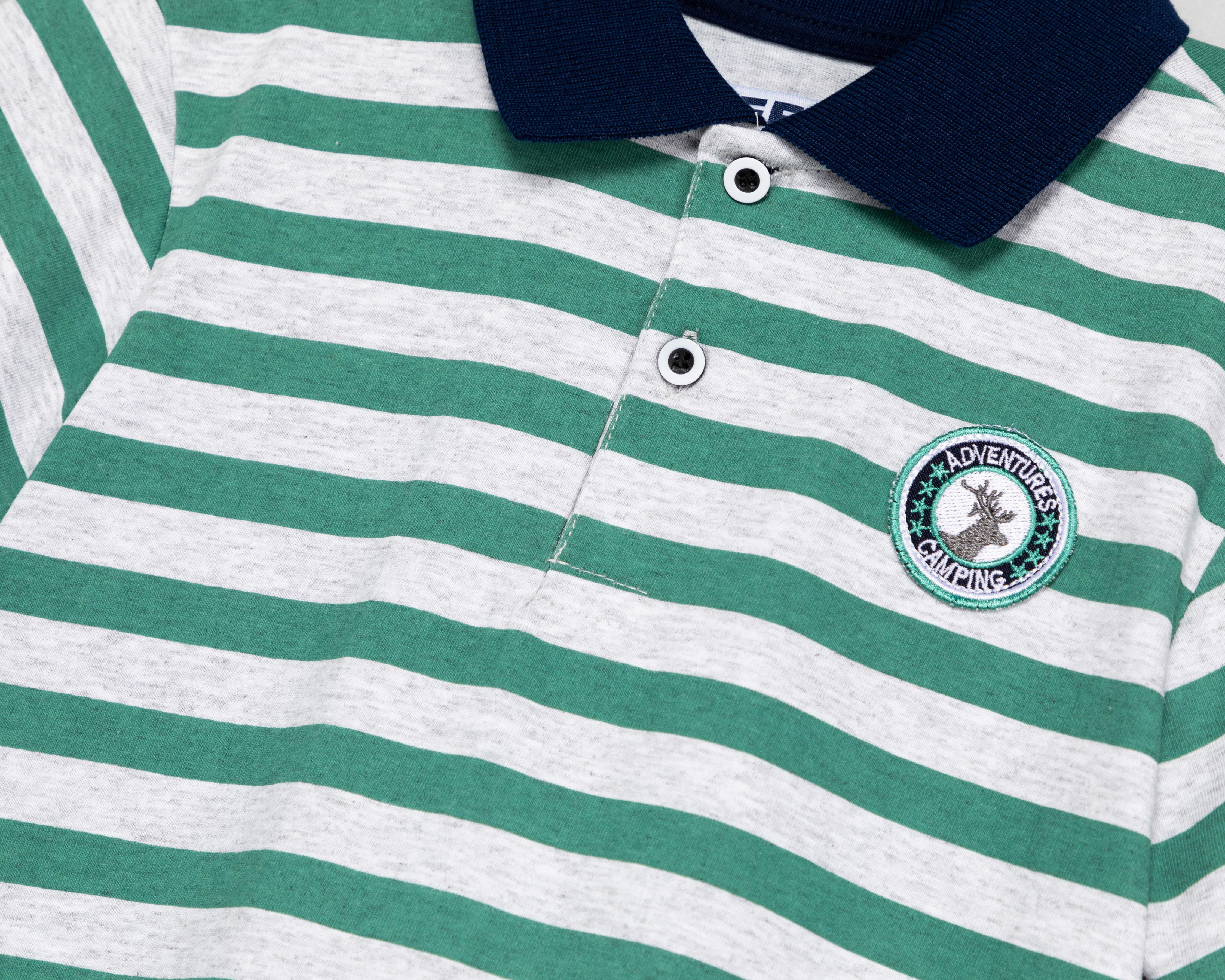 Foto 4 pulgar | Playera de Cuello Polo Multicolor Refill para Niño