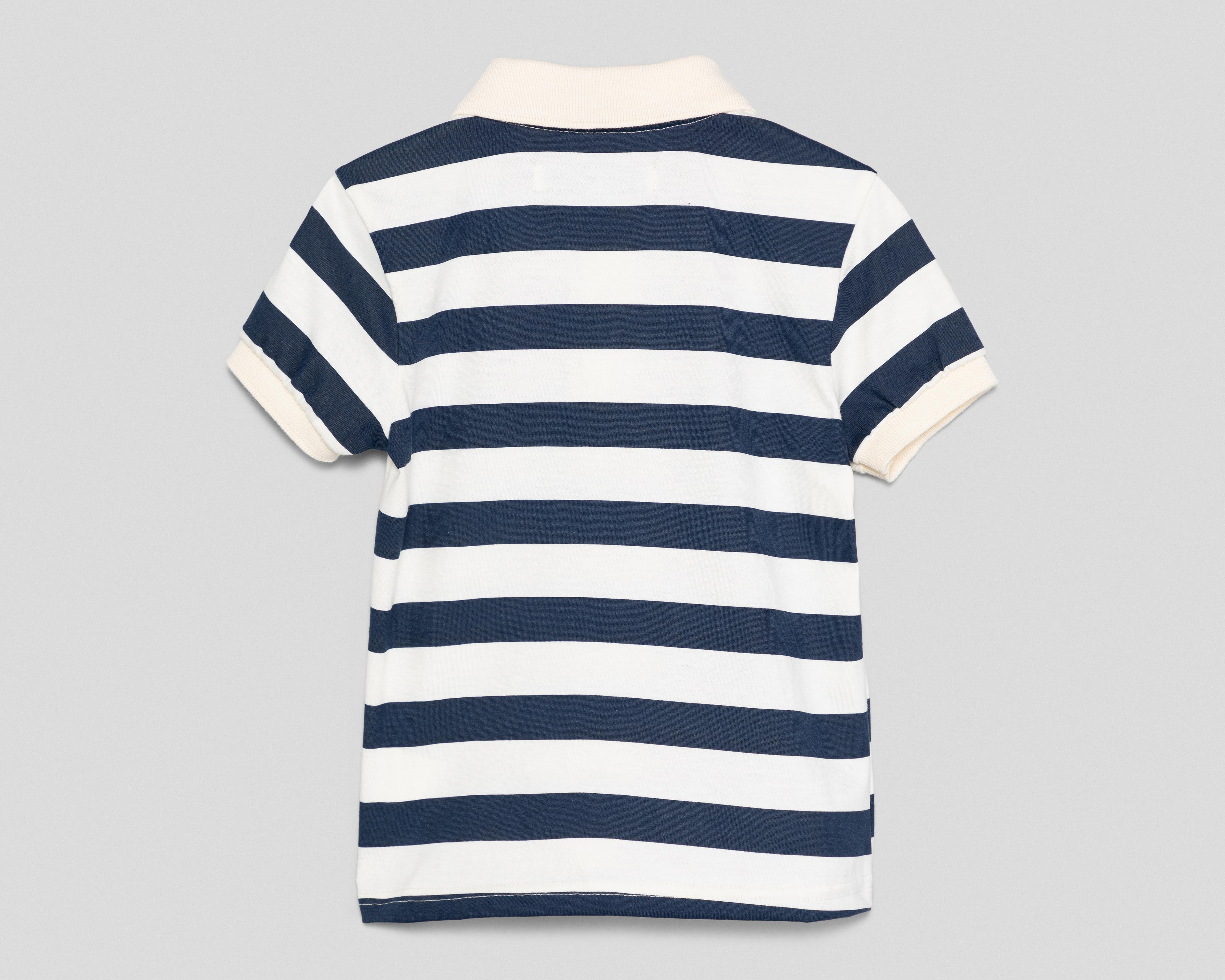Foto 3 pulgar | Playera Polo Refill Multicolor para Niño