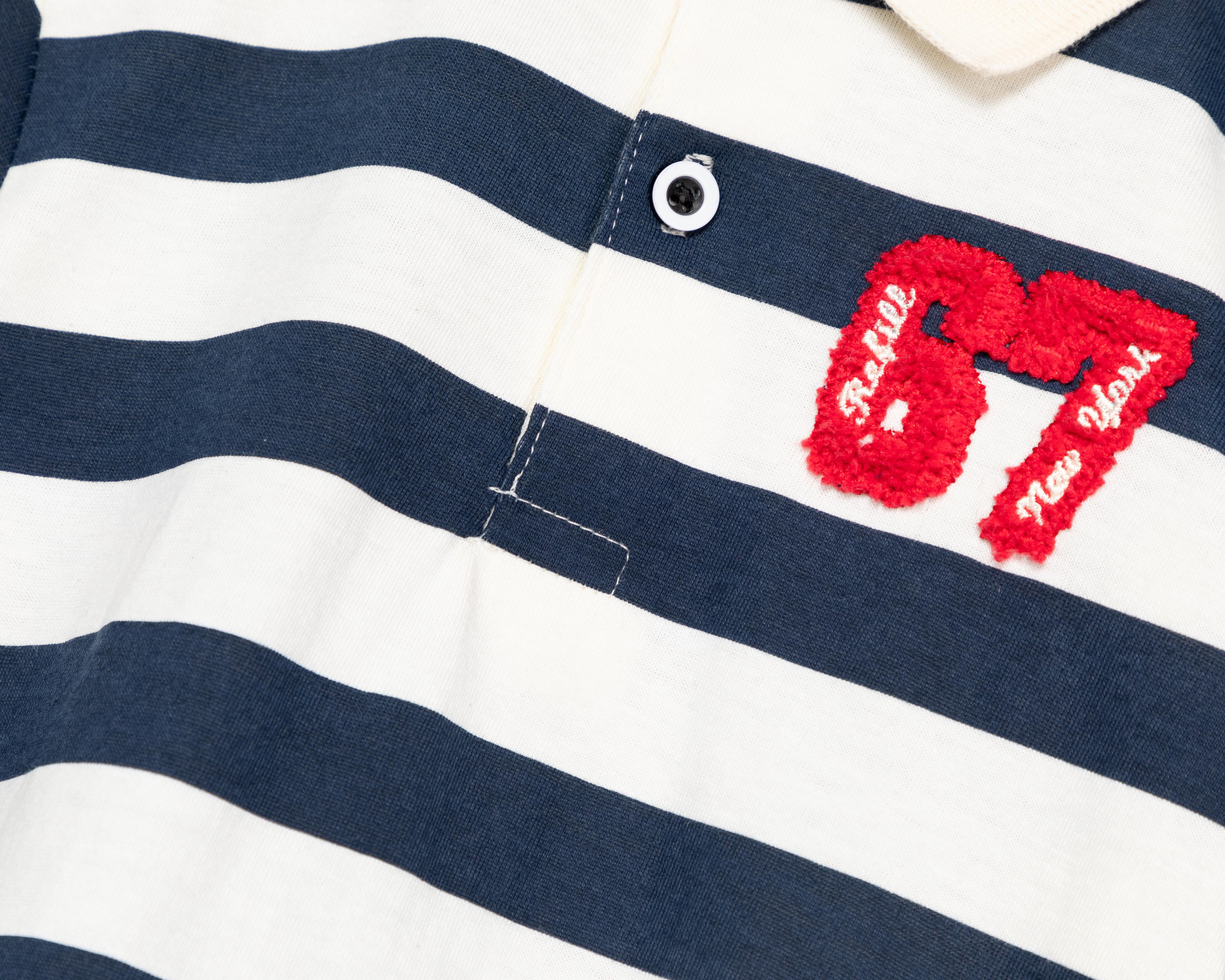 Foto 4 pulgar | Playera Polo Refill Multicolor para Niño