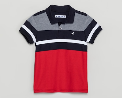 Foto 1 | Playera Polo Refill Rojo para Niño