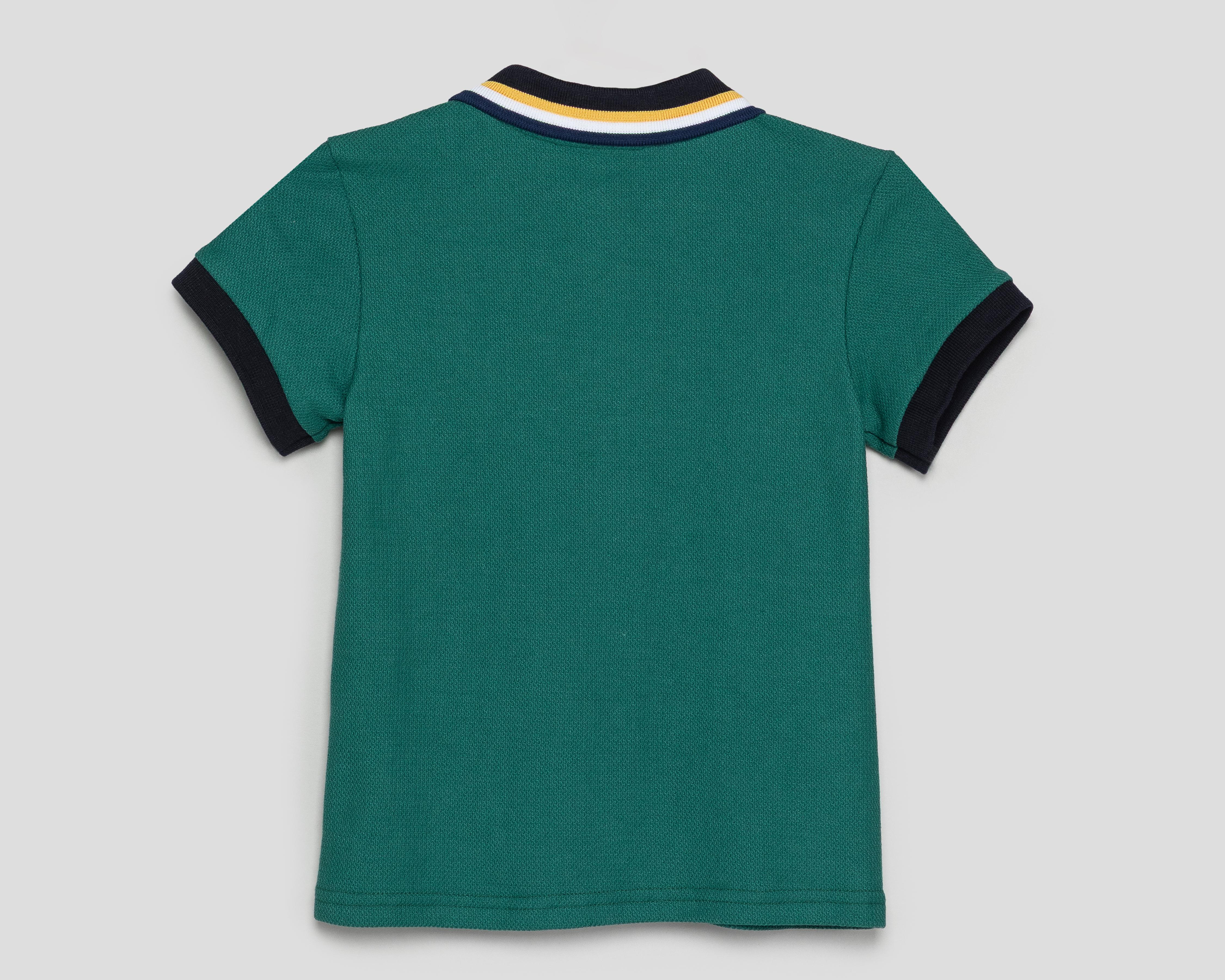 Foto 3 pulgar | Playera Polo York Team Polo Club Verde para Niño
