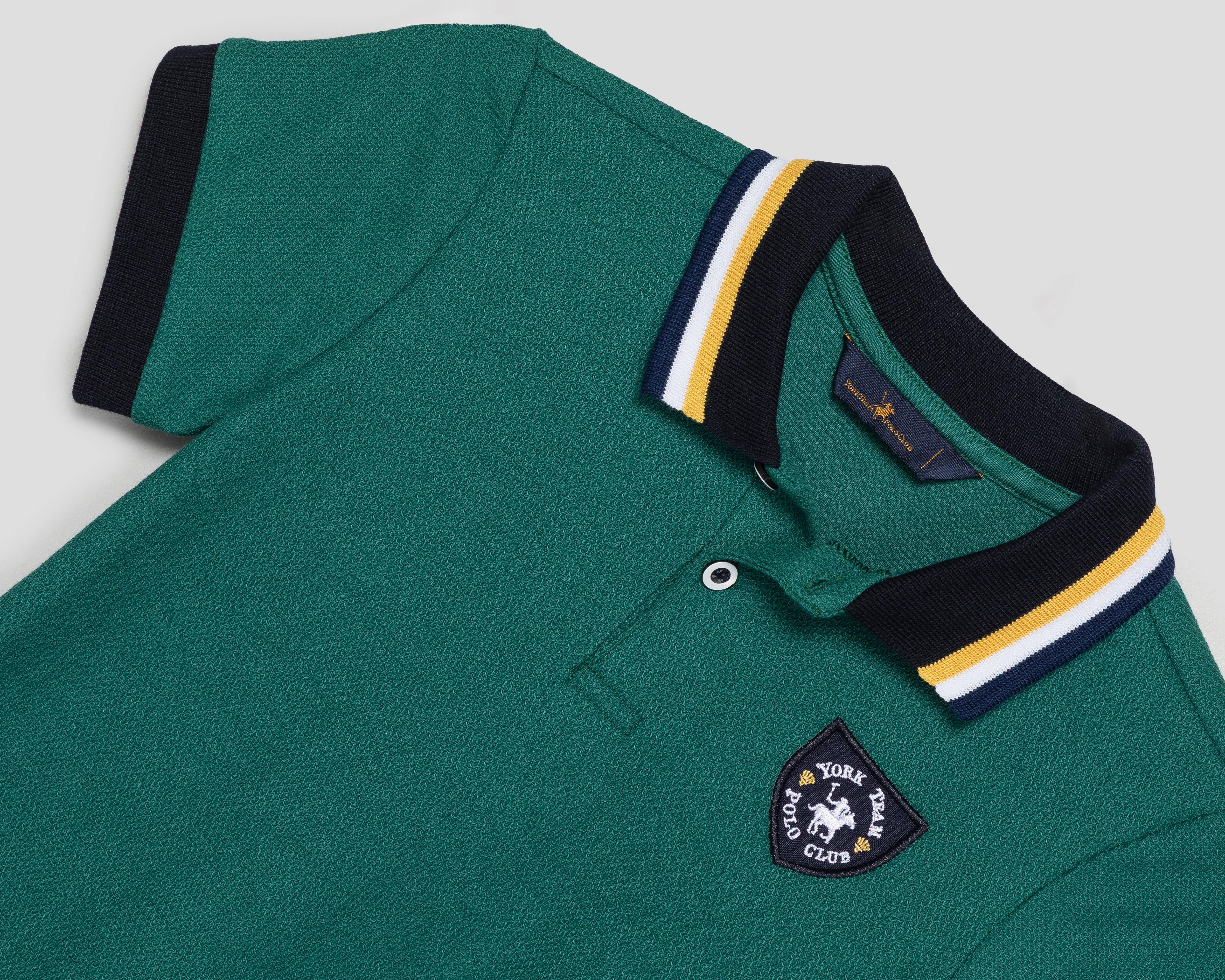 Foto 4 pulgar | Playera Polo York Team Polo Club Verde para Niño