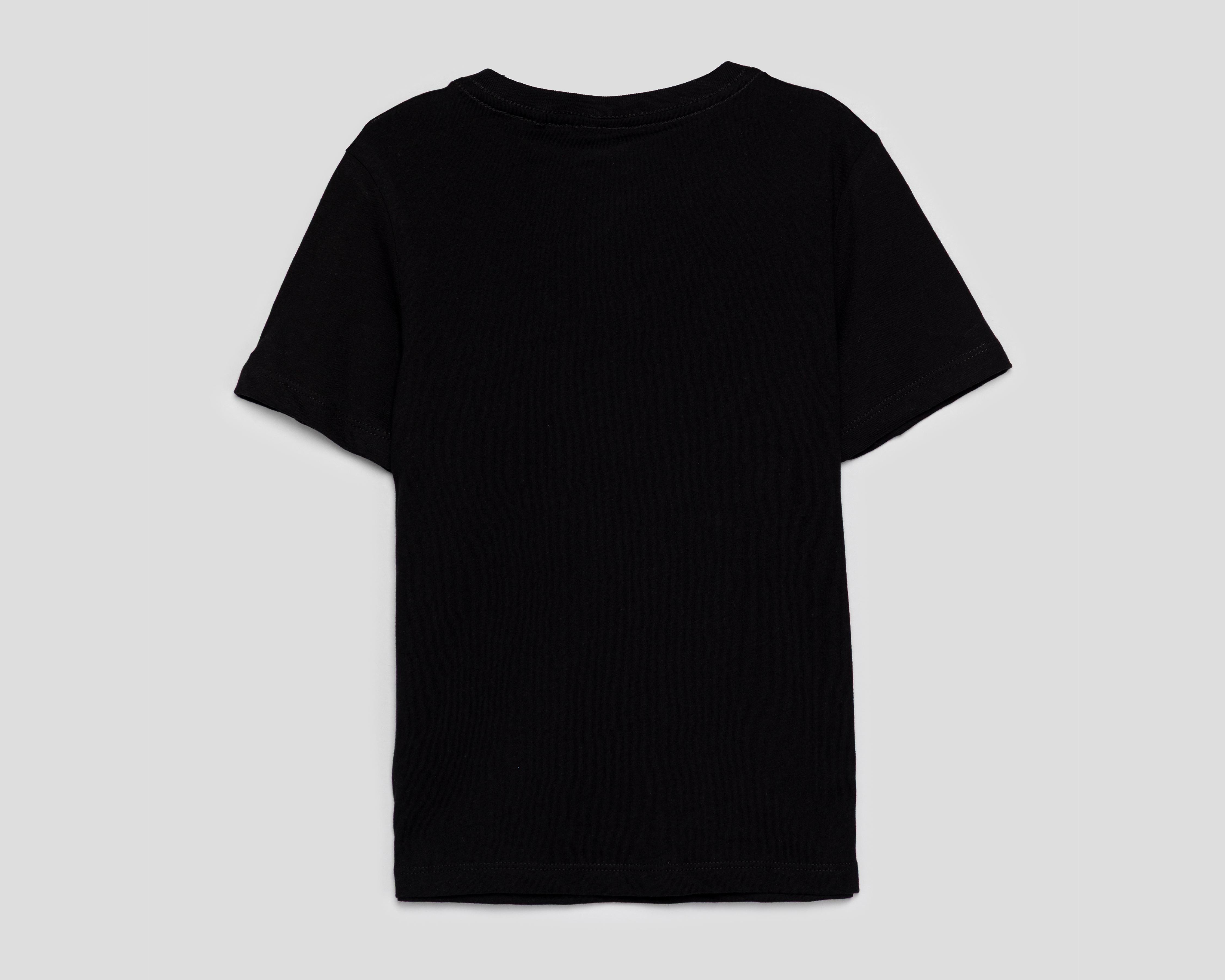 Foto 3 pulgar | Playera de Cuello Redondo Negra Minecraft para Niño