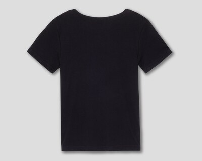 Foto 2 | Playera de Cuello Redondo Negra Bob Esponja Juvenil