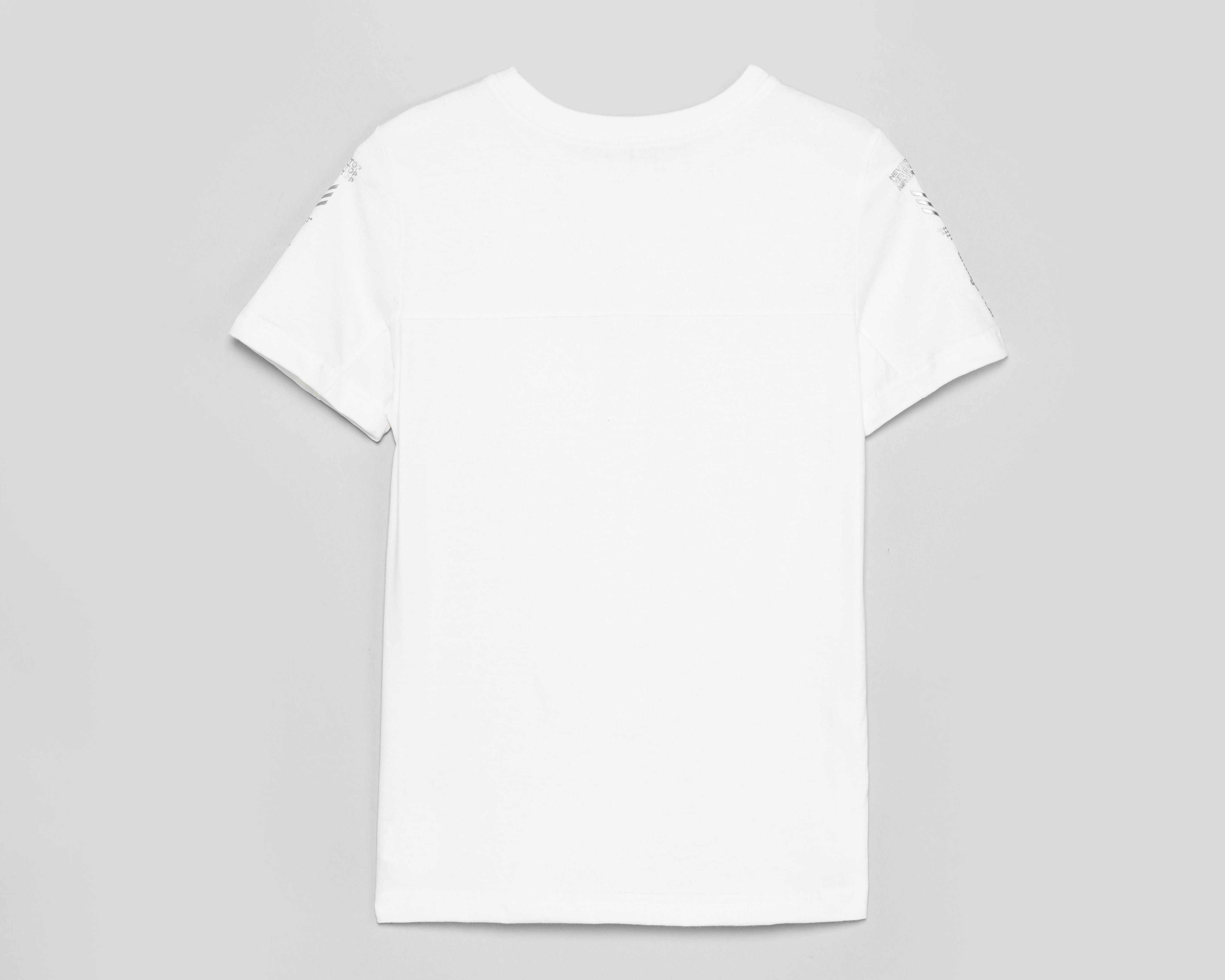 Foto 2 | Playera Cuello Redondo Neo*City Blanca para Niño