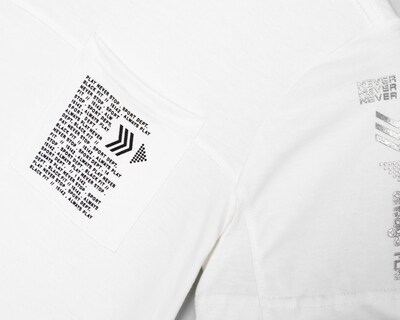 Foto 3 | Playera Cuello Redondo Neo*City Blanca para Niño
