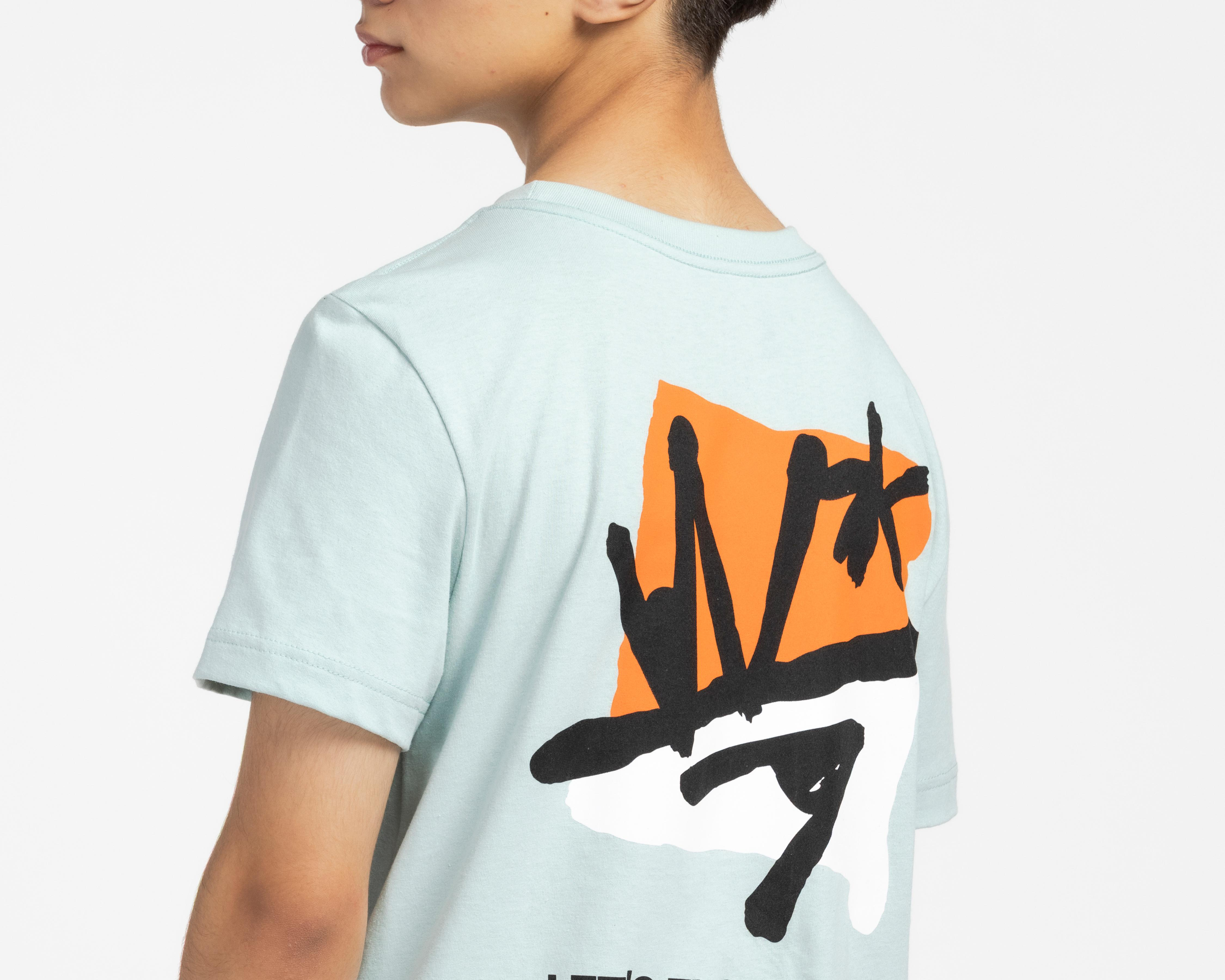 Foto 5 | Playera Cuello Redondo Neo*City Azul Juvenil
