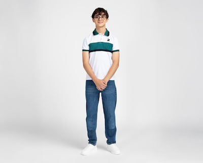 Foto 2 | Playera Cuello Polo Blanca York Team Polo Club Juvenil