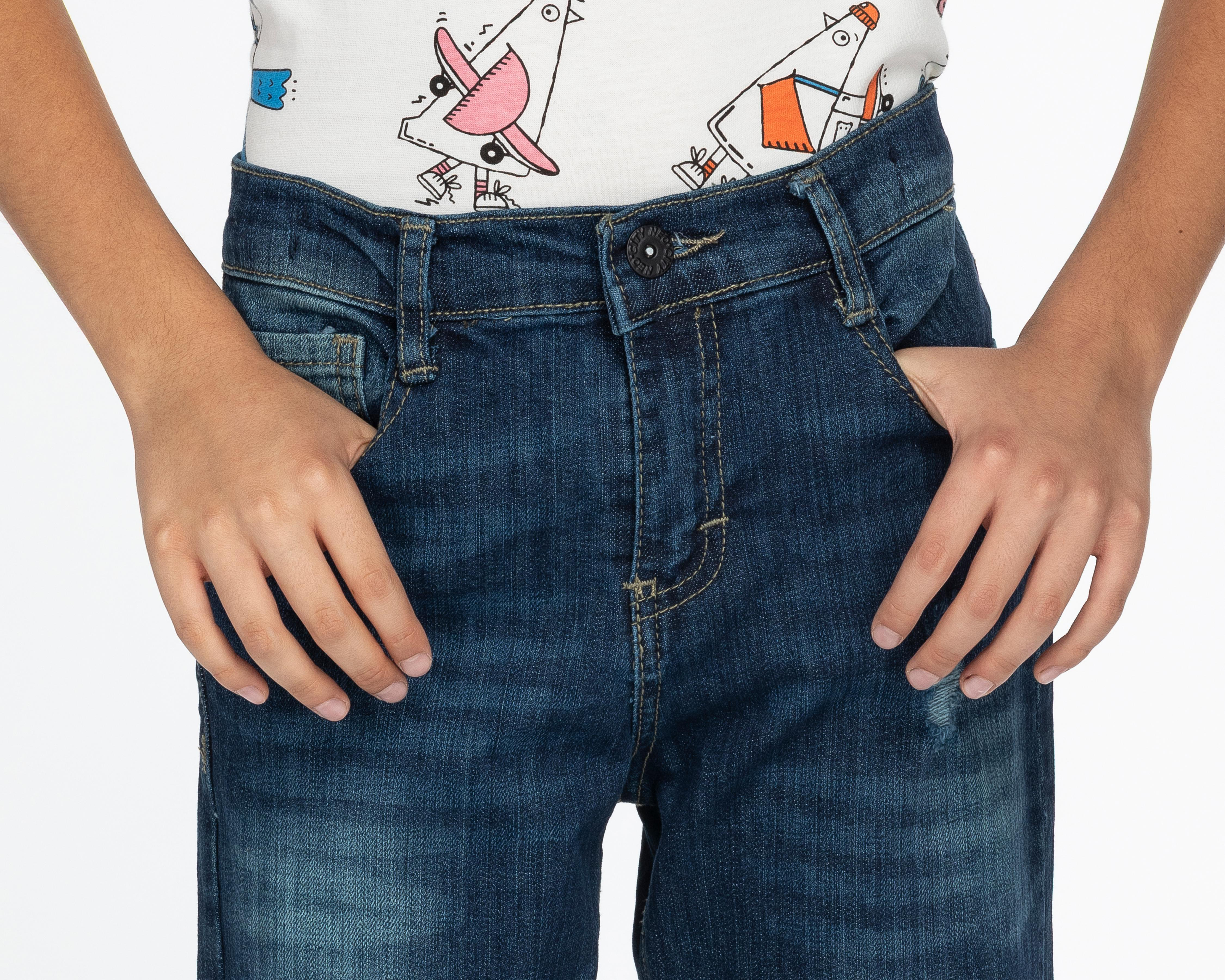 Foto 5 pulgar | Pantalón Neo*City Slim para Niño
