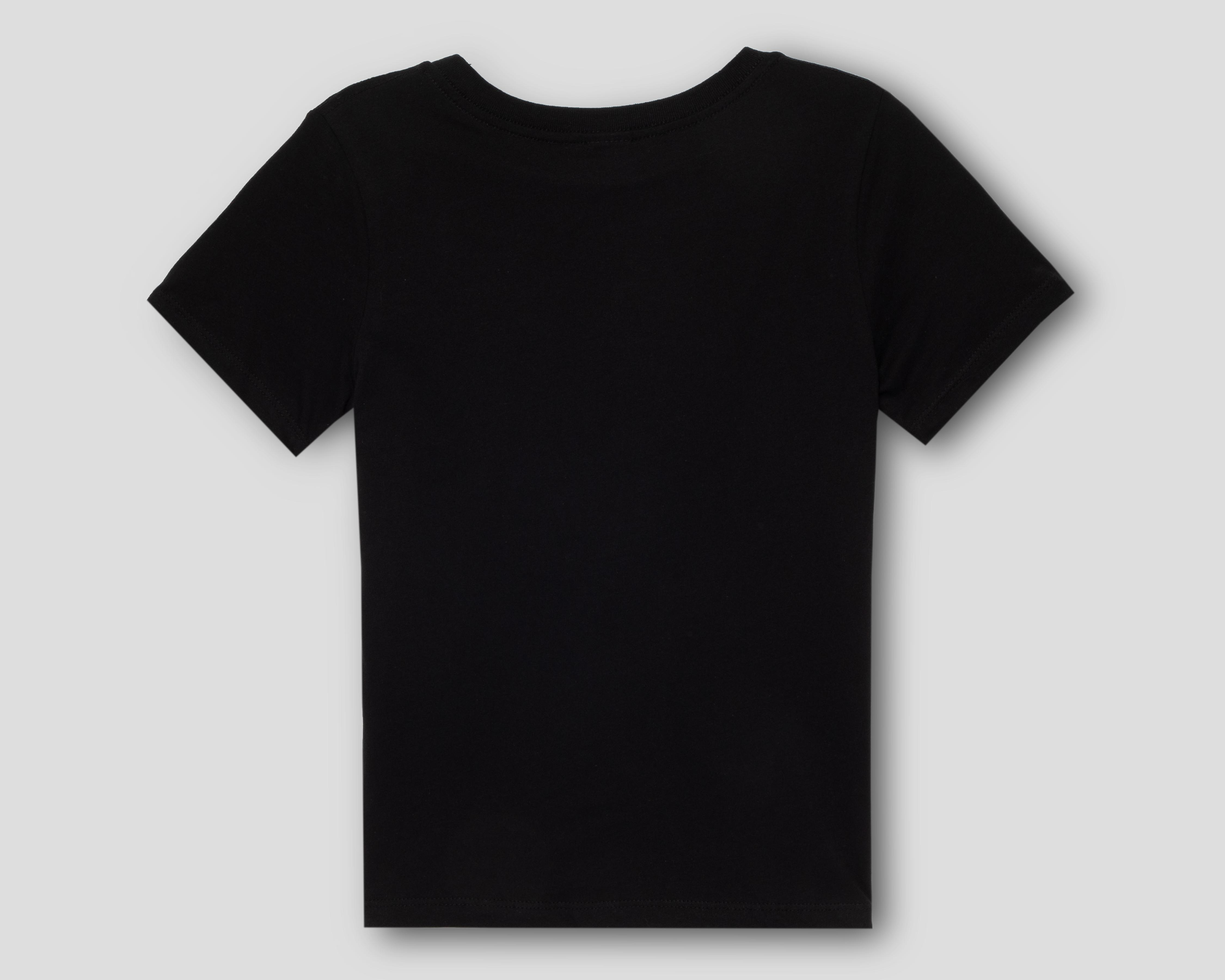 Foto 3 pulgar | Playera Cuello Redondo Negra Dragon Ball Z Juvenil