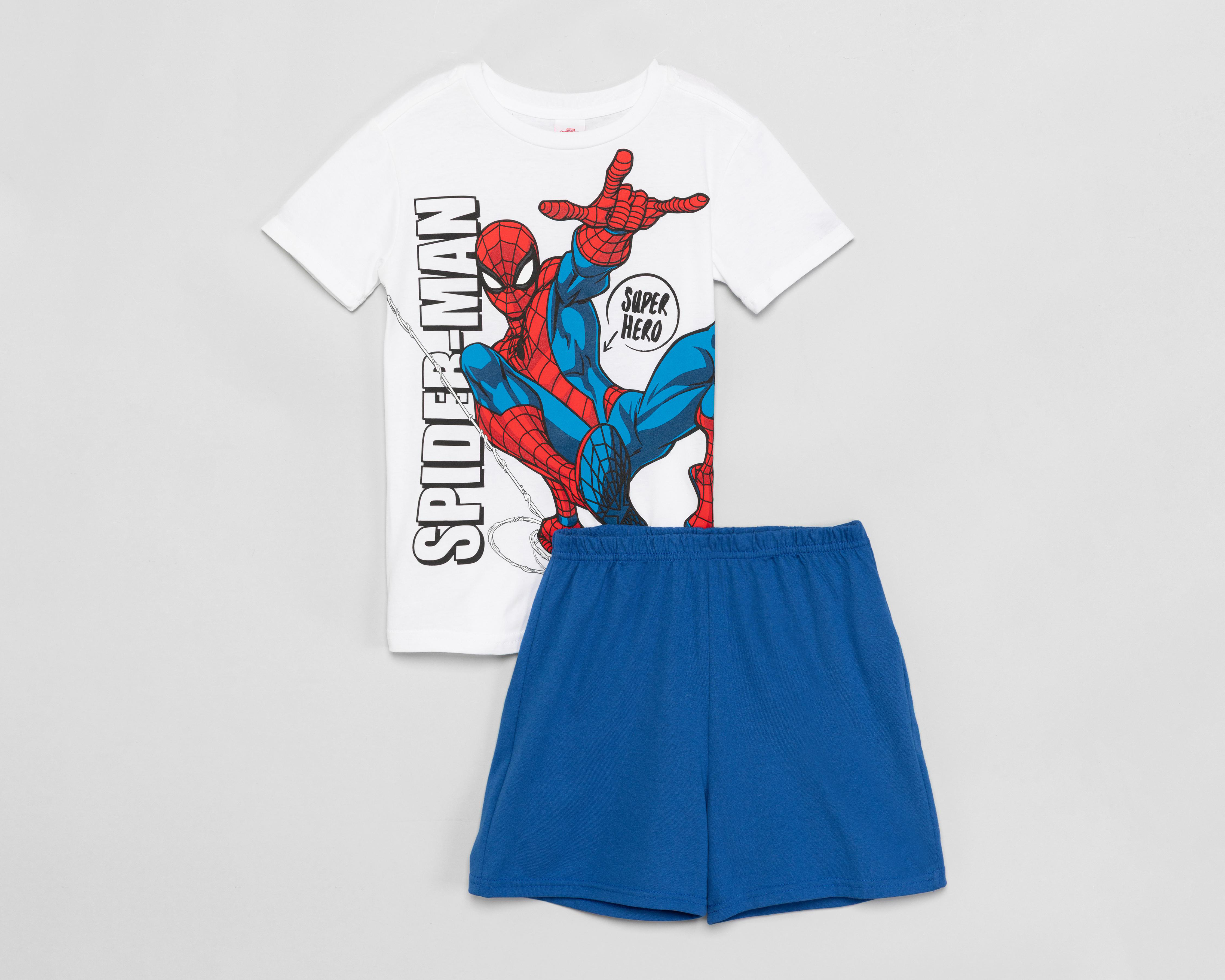 Foto 2 pulgar | Playera y Short Marvel Spider-Man para Niño