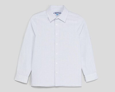 Foto 1 | Camisa Cuello Americano Gris Refill para Niño