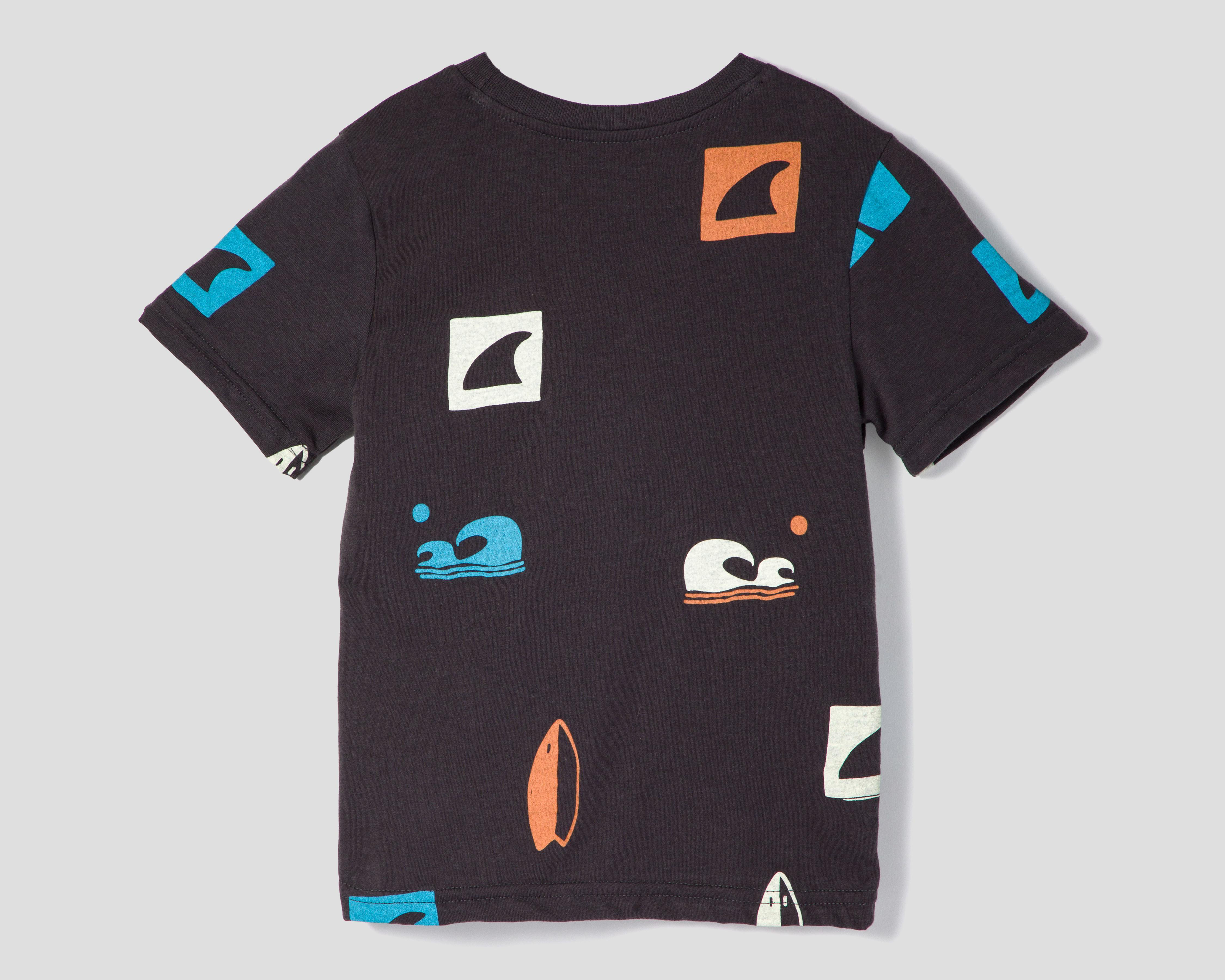 Foto 3 pulgar | Playera Refill Manga Corta Estampada para Niño