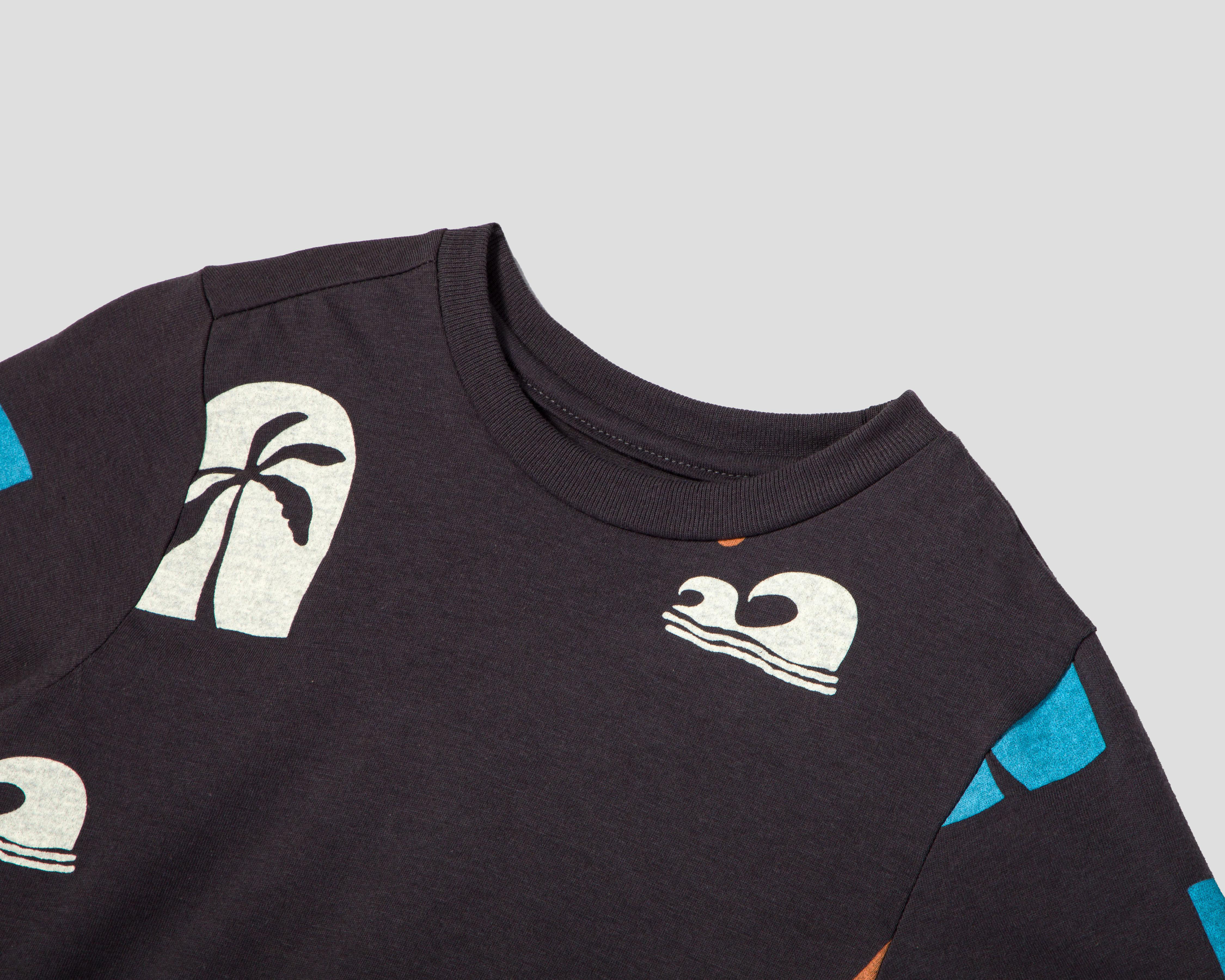 Foto 4 pulgar | Playera Refill Manga Corta Estampada para Niño