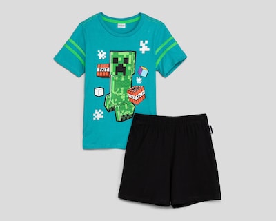 Foto 1 | Playera y Short Minecraft para Niño