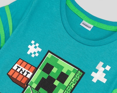 Foto 3 | Playera y Short Minecraft para Niño