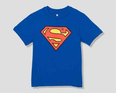 Foto 1 | Playera de Cuello Redondo Azul Superman para Niño