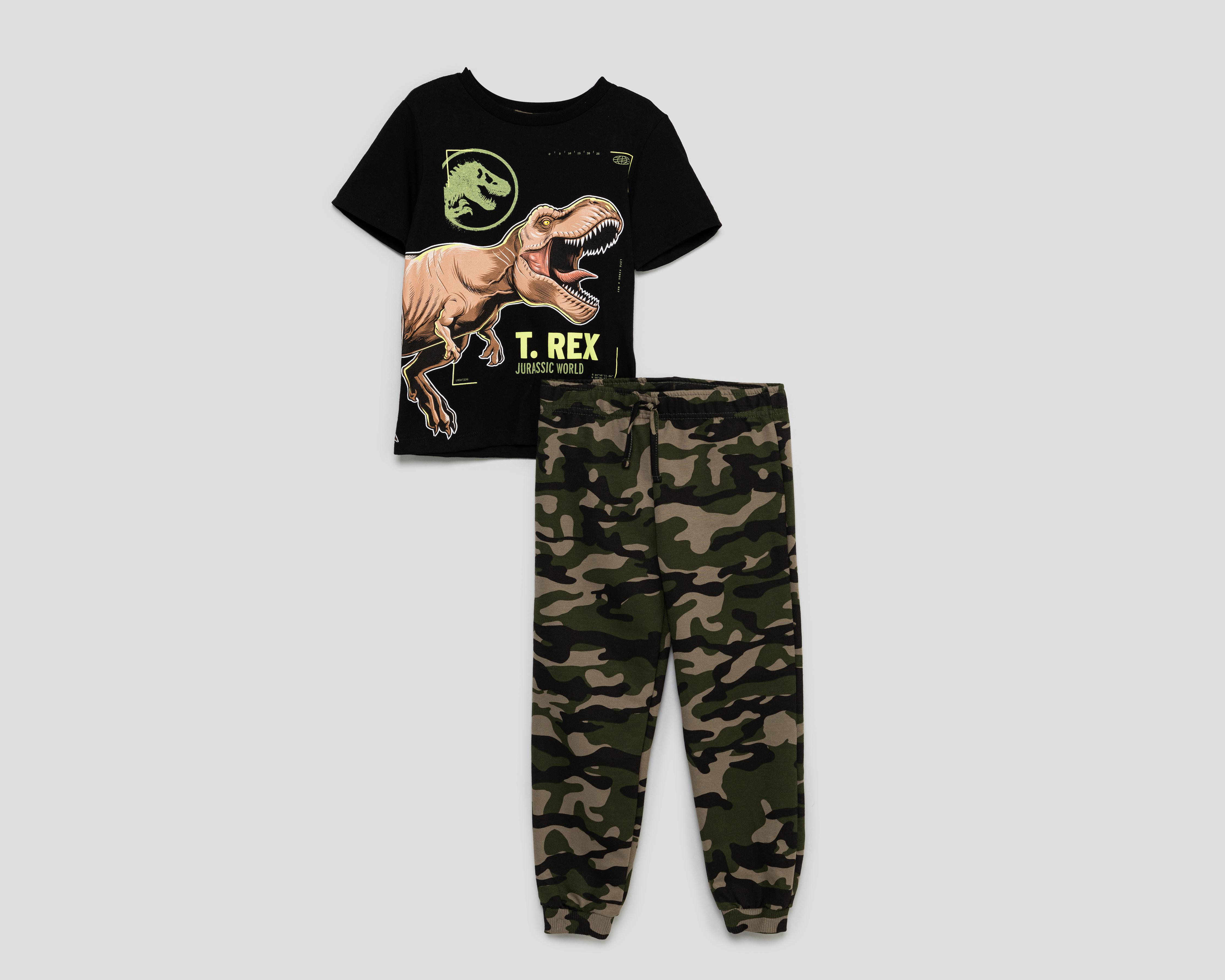 Foto 2 pulgar | Playera y Pantalón Jurassic World para Niño