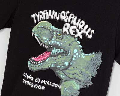Foto 3 | Playera Refill Manga Corta de Dinosaurio para Niño
