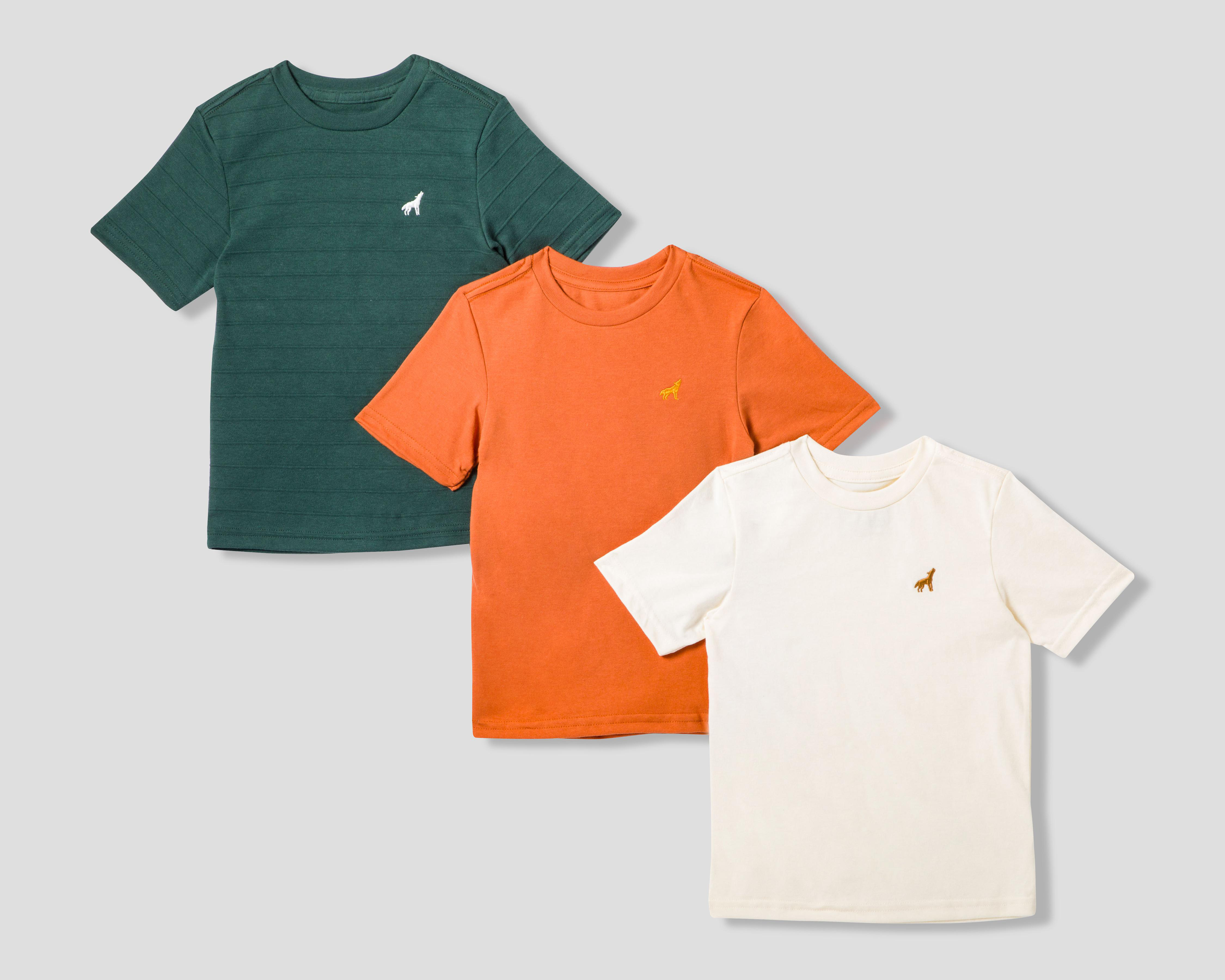Playera Refill para Niño 3 Piezas
