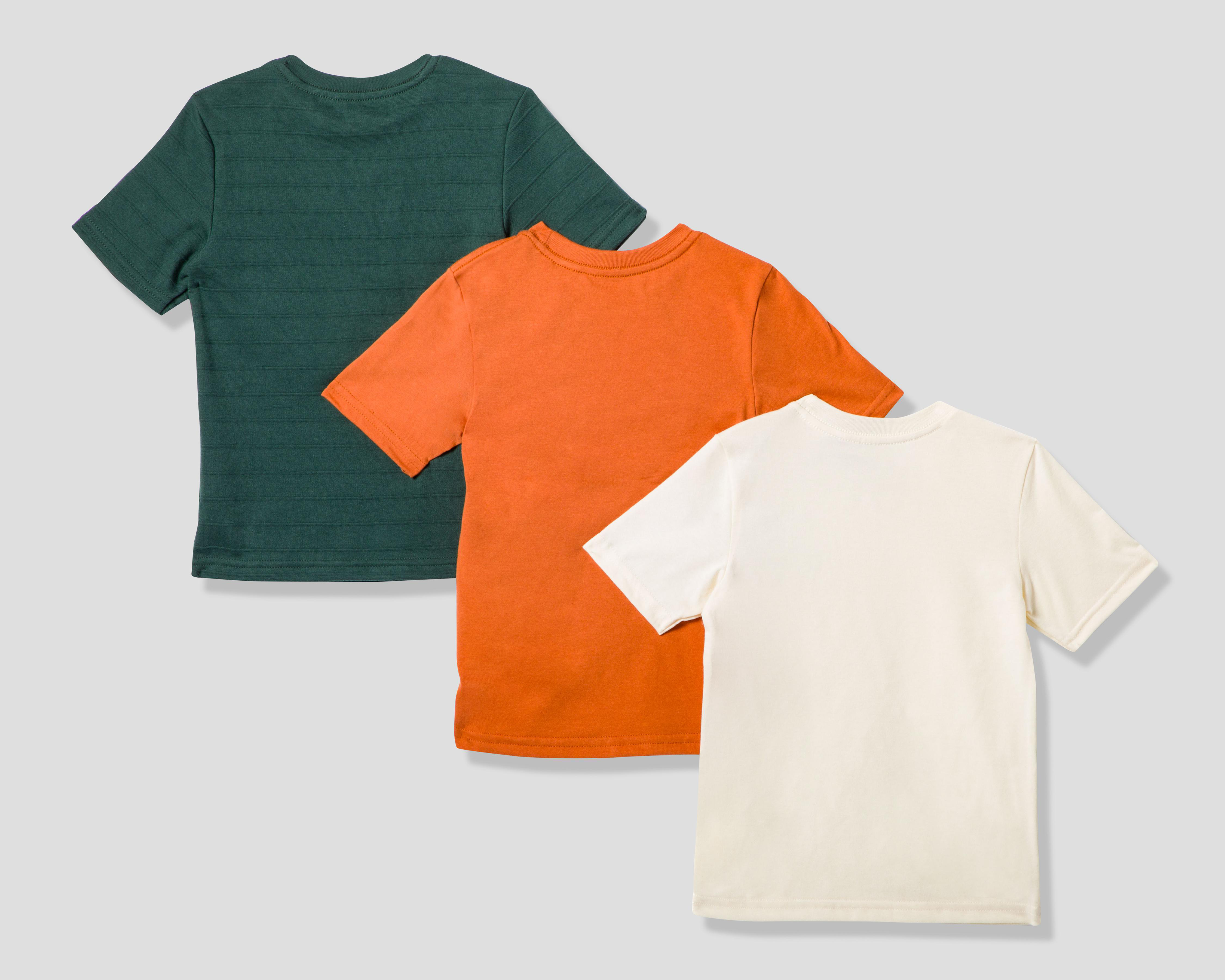 Foto 3 pulgar | Playera Refill para Niño 3 Piezas