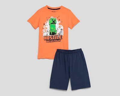 Foto 1 | Playera y Short Minecraft para Niño
