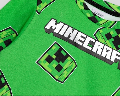 Foto 3 | Pants y Sudadera Minecraft para Niño