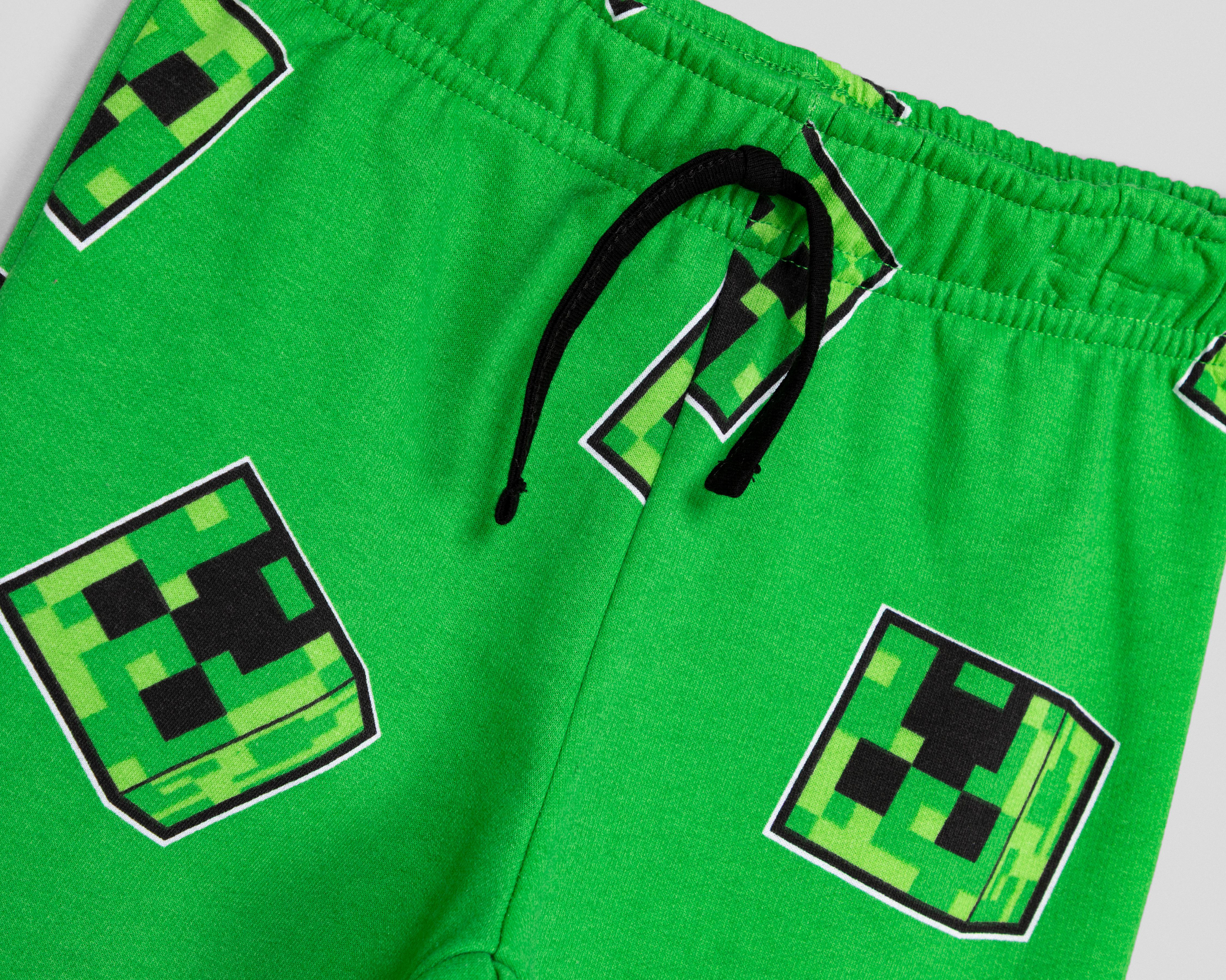 Foto 5 pulgar | Pants y Sudadera Minecraft para Niño