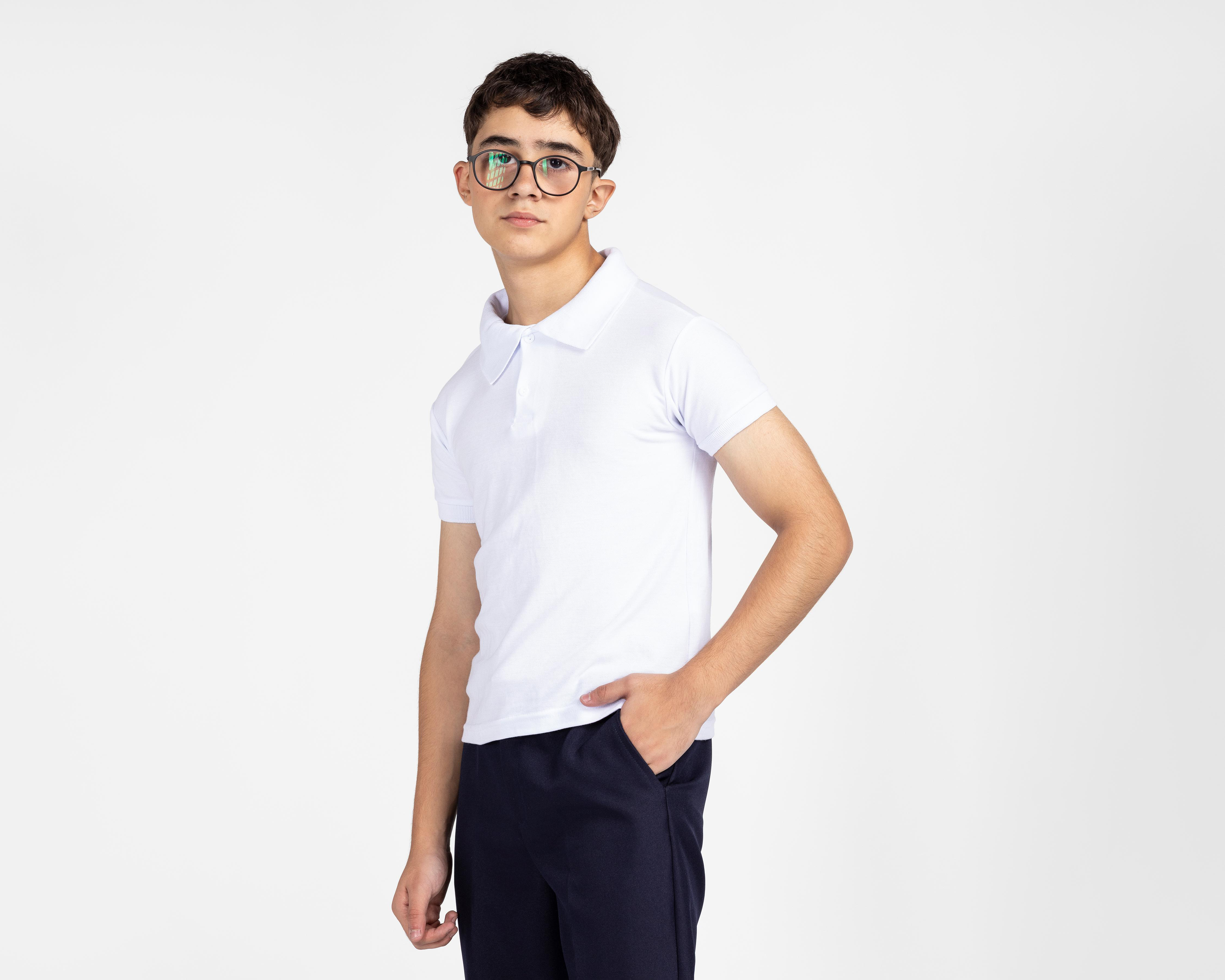 Playera Polo Escolar Manga Corta para Niño