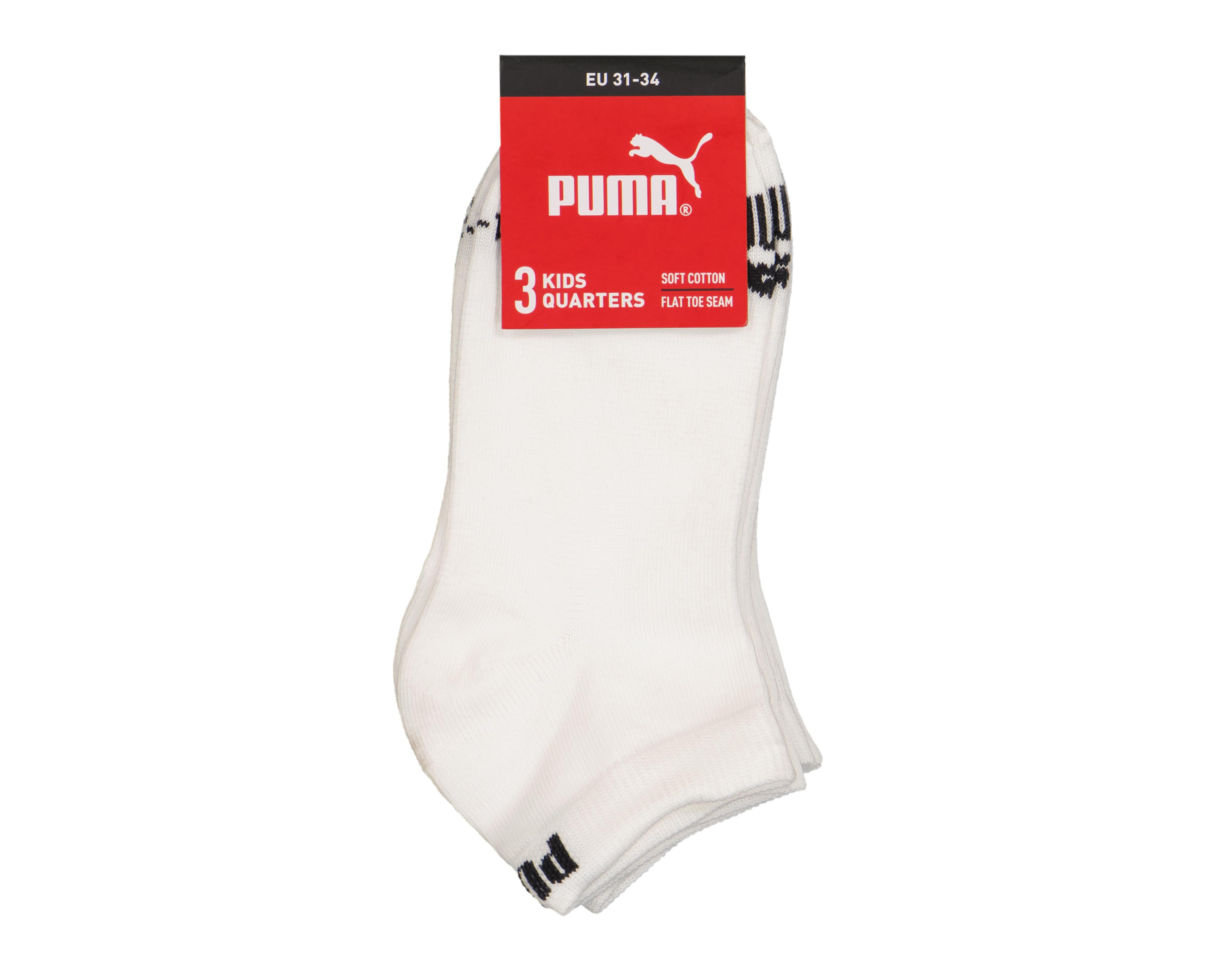 Foto 4 pulgar | Calcetas Deportivas Puma para Niño 3 Pares